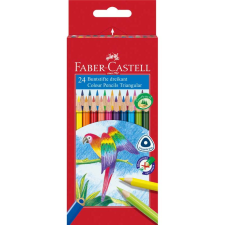 Stocktechnik Kft. Faber-Castell Színesceruza papagáj, háromszögletű 24db színes ceruza