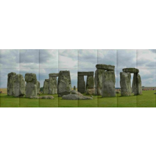 Stonehenge nyomtatott műbőr falvédő tapéta, díszléc és más dekoráció