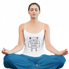  Stop eating animals - Női Spagetti Top atléta, trikó