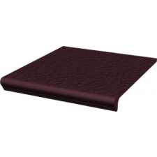  STOPNICA PROSTA Z KAPINOSEM STRUKTURALNA BROWN  Natural Brown Duro 30x33x1,1 csempe