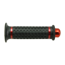  STR8 DOME markolatok kerek végsapkás fekete / eloxált piros egyéb motorkerékpár alkatrész