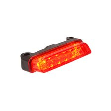 Str8 Hátsó lámpa LED univerzális piros motorkerékpár fényszóró