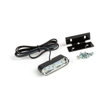 Str8 Rendszámtábla világítás 3 LED fekete alapon motorkerékpár fényszóró