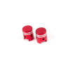 Str8 Szelepsapkák dugattyú piros eloxált STR8 Felnik, gumik, kiegészítők Szelep, szelepsapka, kiegészítő