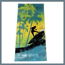  Strand törölköző 70 x 140 cm - Szörf mintás 242455 lakástextília