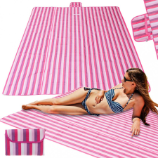 Strandszőnyeg strand piknik takaró 200x200cm rózsaszín vizes játék