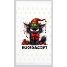  Strandtörölköző, karácsony, mérges macska lakástextília