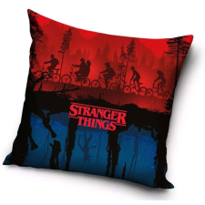 Stranger Things párna, díszpárna 40x40 cm piros-kék lakástextília