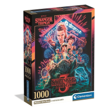 Stranger Things Starcourt Mall 1000 db-os Compact puzzle Clementoni puzzle, kirakós