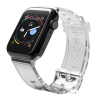  Strap Apple Watch átlátszó szilikon szíj