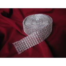  Strasszköves hatású szalag - ezüst sütés és főzés