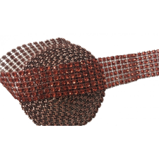  Strasszos dekor szalag 3cm*4,5m -Piros sütés és főzés