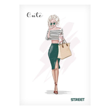 Street Füzet sima STREET A/4 54 lapos Cute füzet