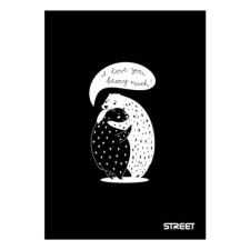 Street Füzet STREET Black&White A/5 54 lapos kockás füzet