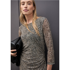 STREET ONE női ruha - hosszú ujjú, állatmintás, lezser fazon 144700-36871