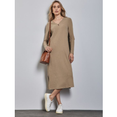 STREET ONE női ruha/overál RIP V-NECK DRESS 144317-16240