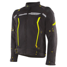 Street Racer Flex EVO motoros kabát fekete-fluo sárga motoros kabát