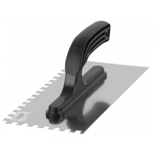 Strend pro fogazott rozsdamentes glettvas, műanyag nyéllel, 280X130 mm, E12 mm kőműves és burkoló szerszám