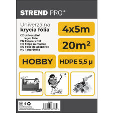  Strend Pro, Hobby 4 x 5 m, 5,5 µ, festő takarófólia ragasztószalag és takarófólia