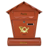 Strend pro Postaláda NESTOR, 450x370x100 mm, barna