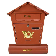 Strend pro Postaláda NESTOR, 450x370x100 mm, barna postaláda