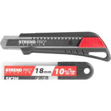 Strend pro prémium tapétavágó kés műanyag házas 18 mm + 10 db tartalék penge festő és tapétázó eszköz
