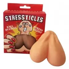 Stressticles - stesszoldó labda - herék (natúr) 1 db játéklabda