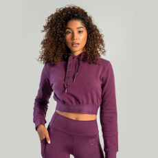 Strix Women‘s Essential Cropped Hoodie Plum