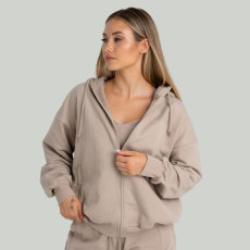 Strix Zip női kapucnis pulóver Taupe