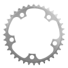 Stronglight 5 karos lánctányér országúti kerékpárhoz, 36 fog, 110 mm, belső, duralumínium, ezüst (SHIMANO 8-9 sebesség típus) STRONGLIGHT Bicikli alkatrészek Kerékpár alkatrészek Kerékpár lánctányérok