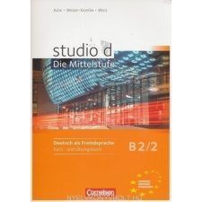 STUDIO D MITTELSTUFE B2/2 KB+AB+CD nyelvkönyv, szótár
