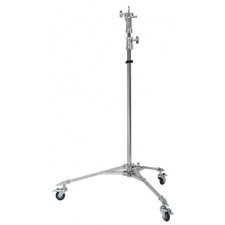Stúdió Gurulós Állvány -Rozsdamentes Acél (450cm) -Stainless Steel Light Stand fotó állvány