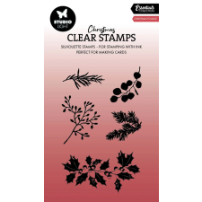 Studio Light Christmas foliage Szilikonbélyegző Clear Stamps (1 csomag) bélyegző