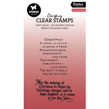 Studio Light Christmas verses Szilikonbélyegző Clear Stamps (1 csomag) bélyegző