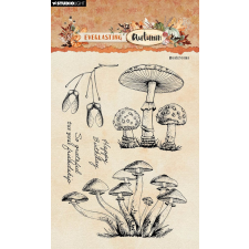 Studio Light Mushrooms Everlasting Autumn Szilikonbélyegző Clear Stamps (1 csomag) bélyegző