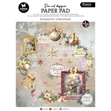 Studio Light Romantic Christmas Kivágatok A4 Die Cut Block Elements (28 ív) matrica