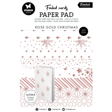 Studio Light Rosegold patterns Papírkészlet Paper Pad Foil (24 lap) decoupage papír
