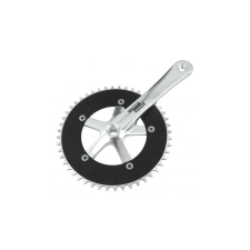 Sturmey Archer FCT22 négyszögtengelyes single speed hajtómű, 42T, 170 mm, alumínium, ezüst-fekete kerékpár hajtómű