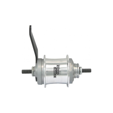 Sturmey Archer S2C DuoMatic KickShift agyváltós hátsó kerékagy, 2s, 36H, csavaros, kontrafékes, ezüst kerékpár és kerékpáros felszerelés
