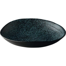 Style Point Mélytányér, Style Point Chameleon 24 cm, fekete/kék tányér és evőeszköz