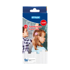 STYLEX Schreibwaren GmbH Stylex táblakréta, fehér, 12db-os kréta
