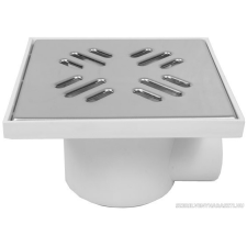 Styron 150x150-es padlószifon, oldalsó Ø50 mm-es elfolyással fürdőkellék