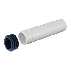 Styron WC bekötő egyenes, Ø45 mm-es, gumi szimeringgel fürdőkellék