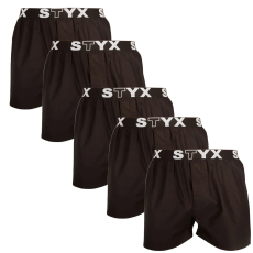 Styx 5PACK Férfi klasszikus boxeralsó Styx sport gumi (5B960) L