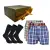 Styx Férfi ajándékkészlet3PACK rövidnadrág és3PACK bambusz zokni Styx (6STR) XL