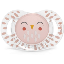  Suavinex Bonhomia, fiziológiai, 18 honapos kortól, bagoly, rózsaszínű (8426420079693) cumi