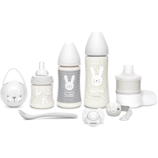 Suavinex Hygge újszülött szett Welcome - szürke cumisüveg