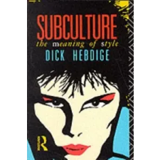  Subculture – Dick Hebdige idegen nyelvű könyv