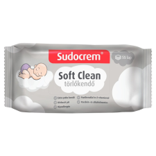  Sudocrem baba törlőkendő soft clean 55 db törlőkendő
