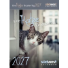 Suedwest Verlag Eine Katze für jeden Tag 2027  - Tagesabreißkalender zum Aufstellen oder Aufhängen (Naptár/Határidőnapló)